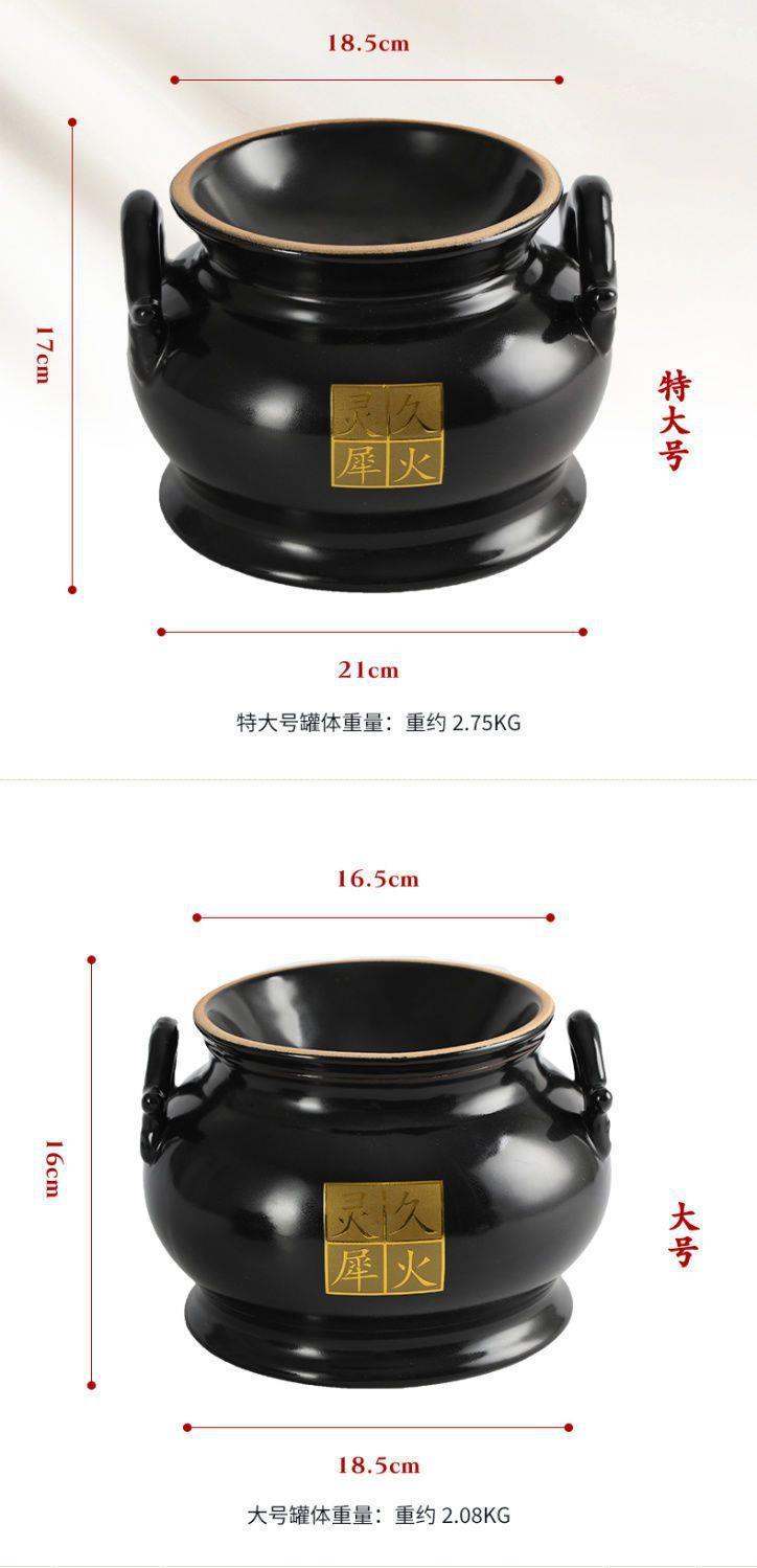 Moxibustion Jar Bian Stone Warm Therapy Cup Navel Care Tool TCM Yang Support in use