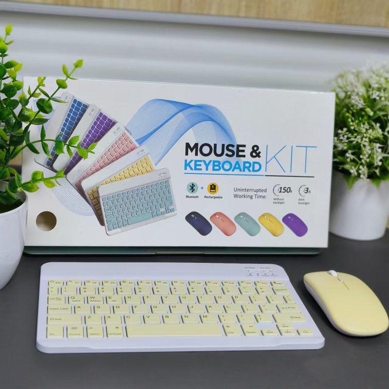 ワイヤレス Bluetooth キーボードとマウス セット IOS Android Honmeng 携帯電話タブレット ノートブック ユニバーサル タイピング キーボード|undefined
