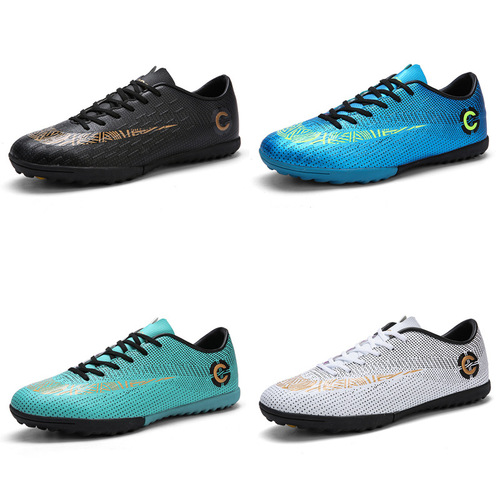 Cross-border foreign trade 2040 football shoes for men and women leather large size long nails broken nails youth training shoes adult sneakers