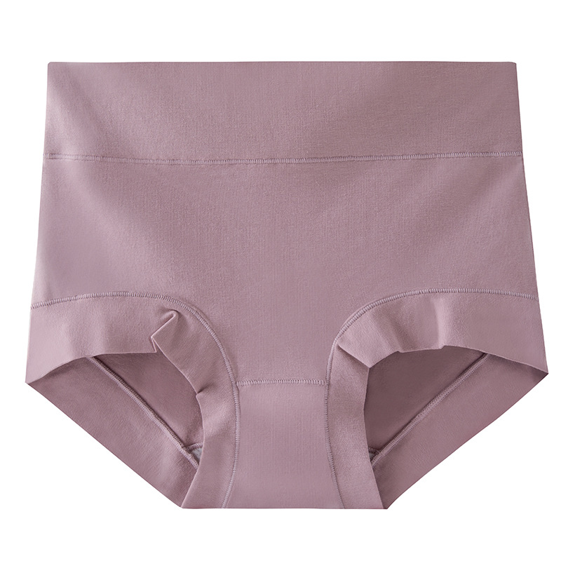 Bragas de algodón de fibra larga 60S para mujer, mantenimiento de seda, entrepierna, antibacteriano, transpirable y cómodo bolso de cintura alta, nalgas, ropa interior de talla grande para niñas