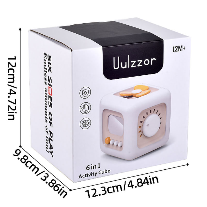 Cubo de Rubik educativo música en movimiento hexaedro juguete de descompresión para niños escritorio girando música interruptor del cajón transfronterizo recomendar