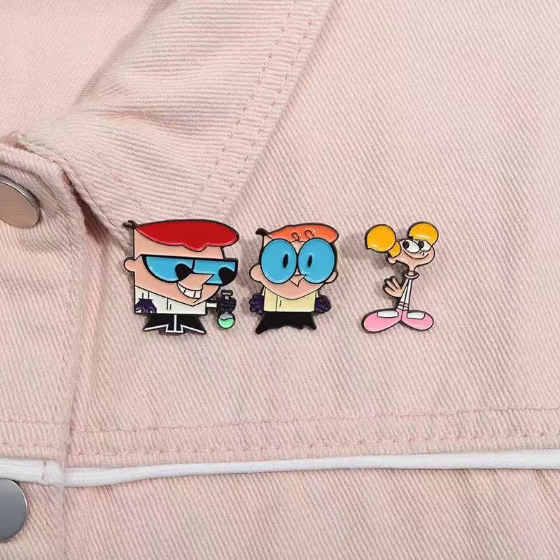 Anime cartoon movie brooches around the big eye elf two -dimensional…