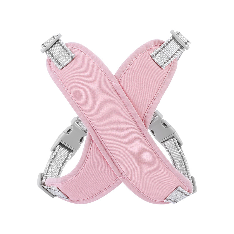 Nueva correa de perro transpirable para mascotas correa de pecho chaleco reflectante cuerda de perro correa de mascota al por mayor