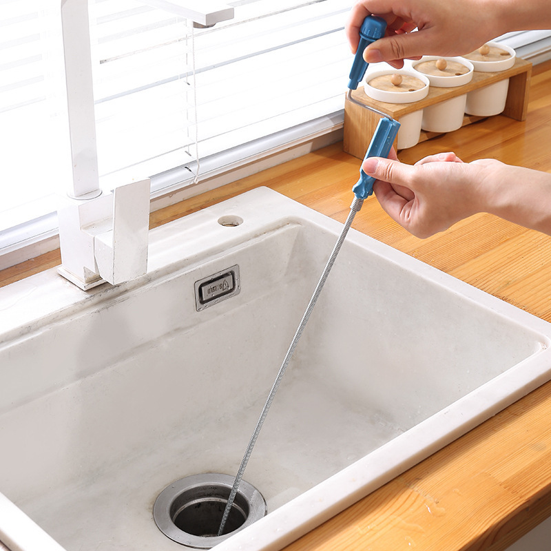 スプリング鋼線疎通器排水管通トイレ通下水道専用工具配管通通手揺神器|undefined