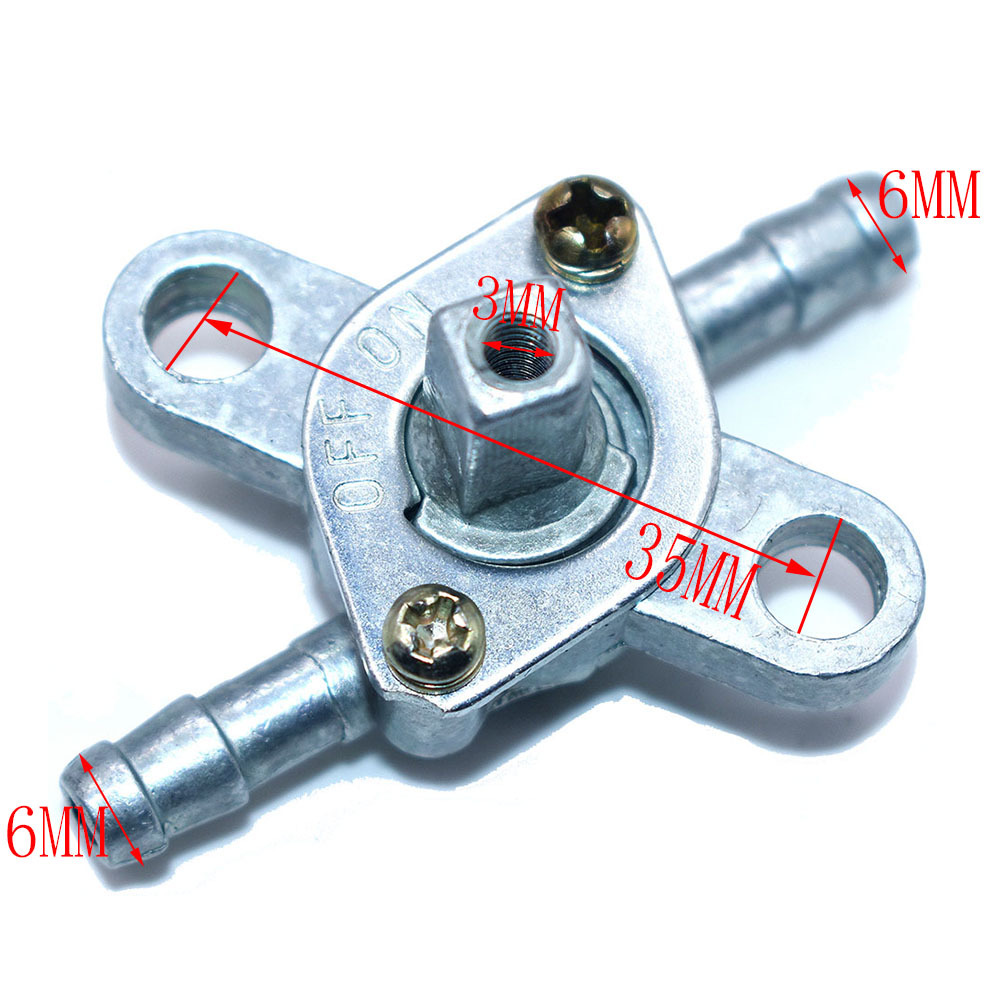 Accesorios de modificación de motocicleta interruptor scooter interruptor de aceite interruptor de tanque de combustible interruptor de circuito de aceite olla de aceite interruptor de Tanque de combustible auxiliar