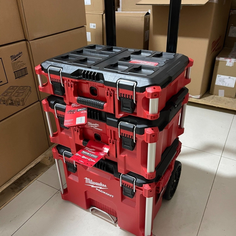milwaukee美沃奇packout进口工具箱工业级多功能五金家用收纳盒