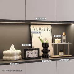 家庭用家具、玄関ホール、ワインキャビネット、高級装飾、モダンでシンプルなソフトデコレーション、軽くて豪華なリビングルームのサイドボード、マッチングセット