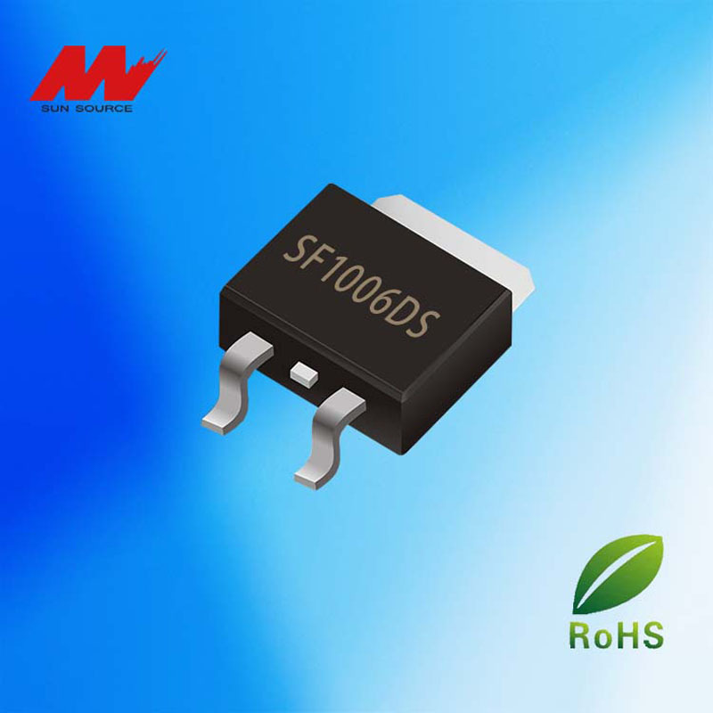 整流器 快恢复整流二极管SF1006DS  10A/600V TO-252整流二极管