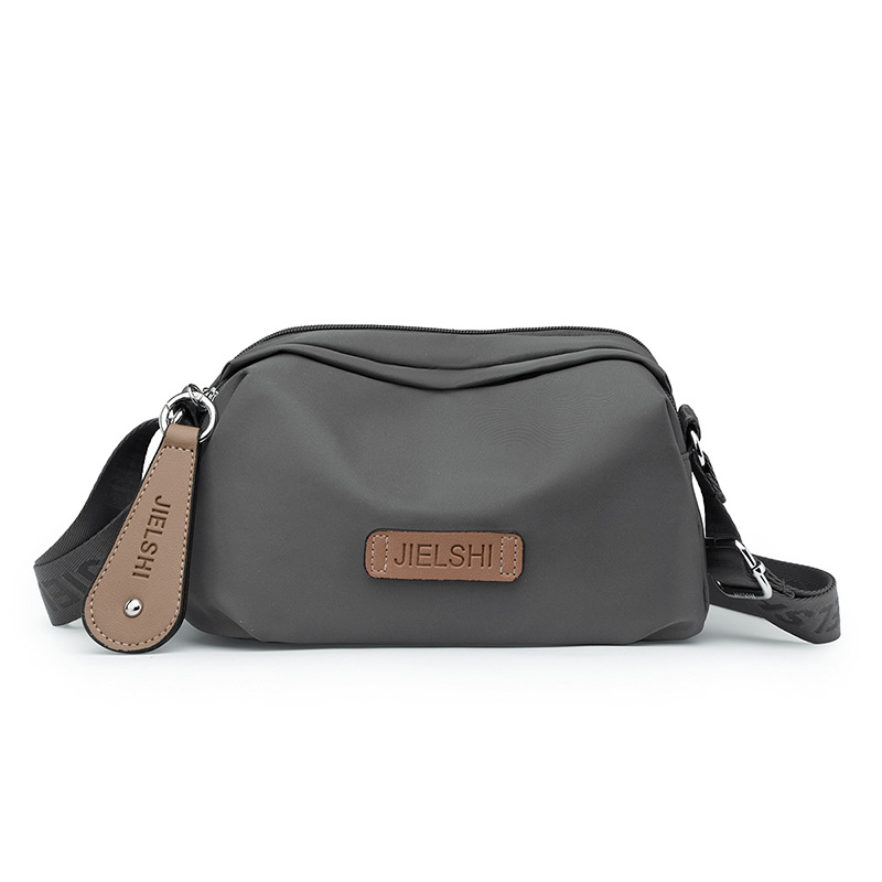 New Casual Women's Single Shoulder Bag Japanese Style Trendy Solid Color Oxford Cloth Water-Repellent Simple Versatile Fashion Crossbody Bag - Thumbnail 6