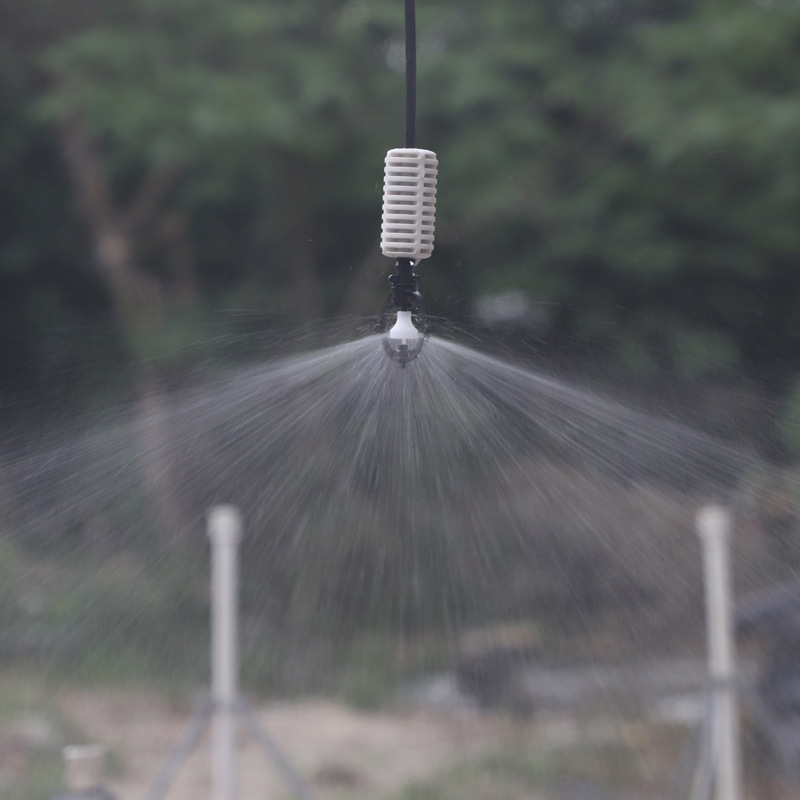 Jardín de lluvia forestal invertido cuelga pequeña boquilla de pulverización de rotación atomización de lluvia boquilla de plástico precio unitario no incluido impuestos