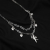 Brand necklace from pearl hip-hop style, pendant, Japanese and Korean, internet celebrity