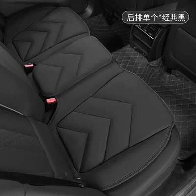 wear-resistant saddle pad, Universal seat cover - v-shaped-classic-black-rear-row-1-piece-piece