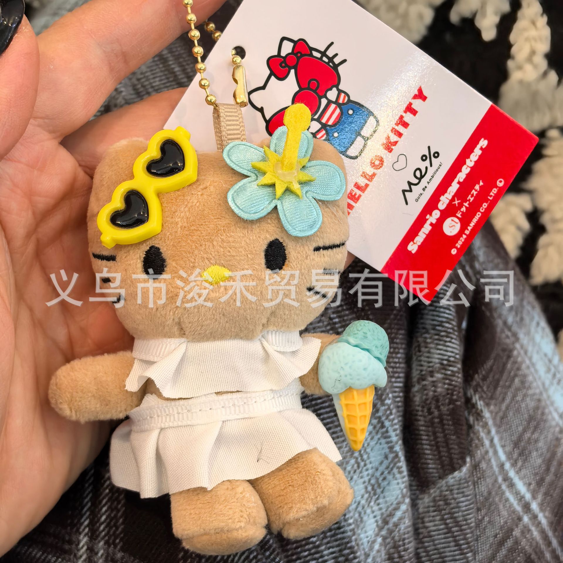 Amor hellokitty muñeca colgante llavero colgante bolsas de regalo bolsas de peluche lindo muñeca colgante lindo