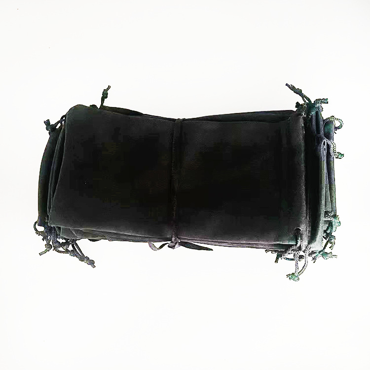 Bolsa de gafas de punto bolsa de tela bolsa de gafas de sol de punto al por mayor Bolso Negro Bolsa de punto bolsa de gafas de punto