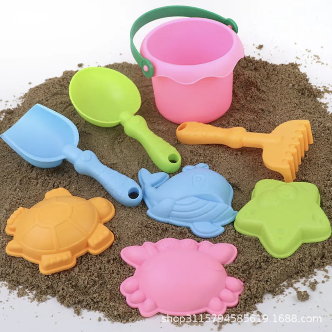 Fuchsia set, 8 pieces