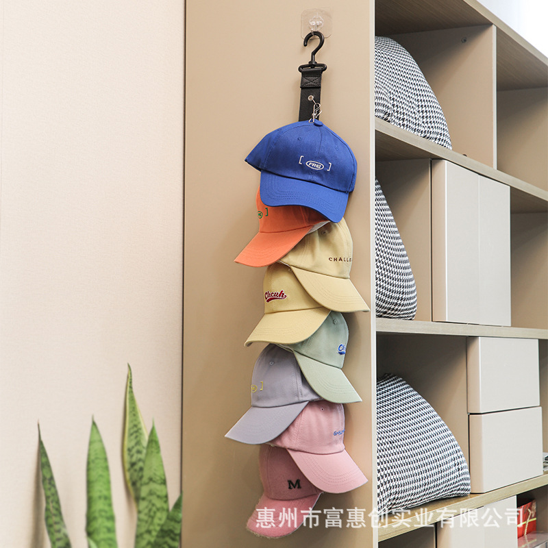 Colgando sombrero de almacenamiento artefacto dormitorio buenas cosas pegajoso Entrada de pared entrada armario clip enarbolado tapa de almacenamiento gancho rack