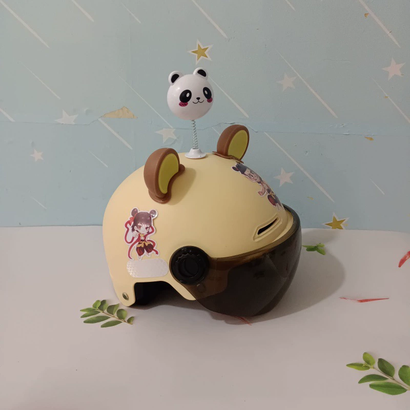 Детский электромобиль, летний мультяшный шлем, 3–8 лет, солнцезащита