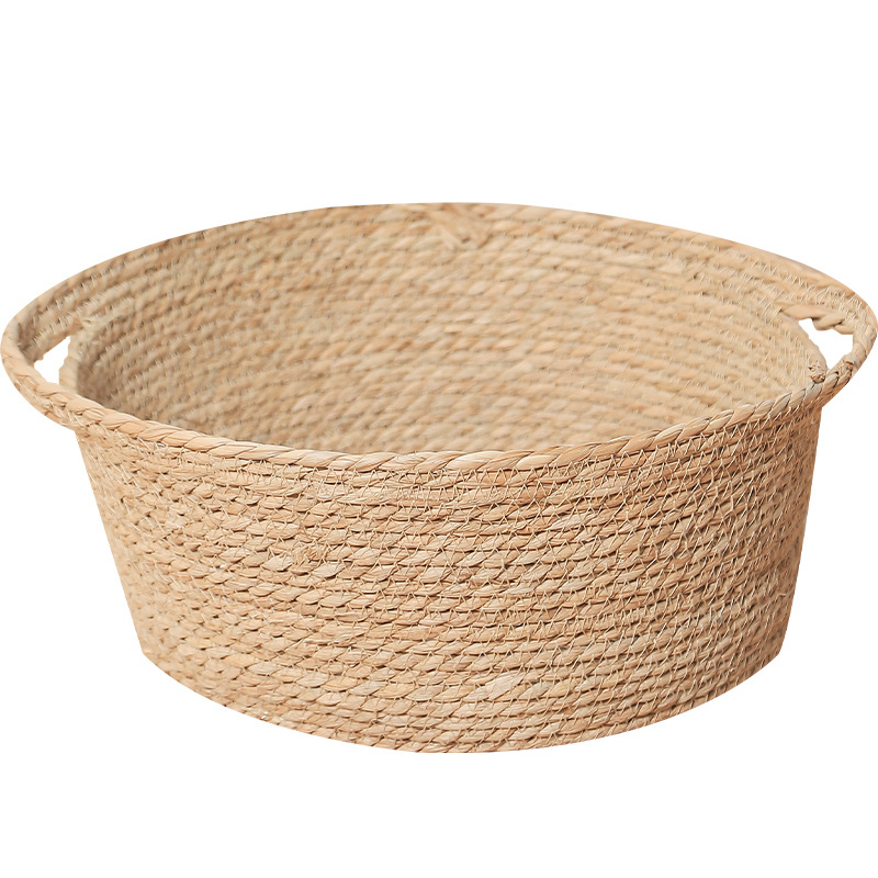 Panier chat en rotin couchage pour animaux toutes saisons_voghion.com