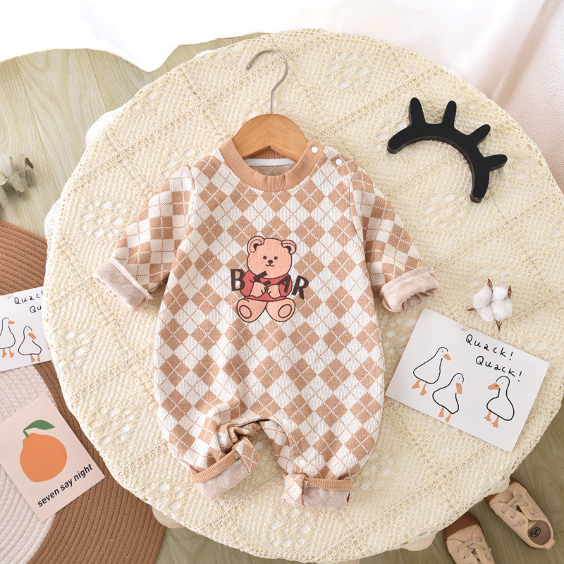 Children's knitted demi-season bodysuit
