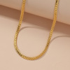 Copper fashionable chain, necklace suitable for men and women, European style