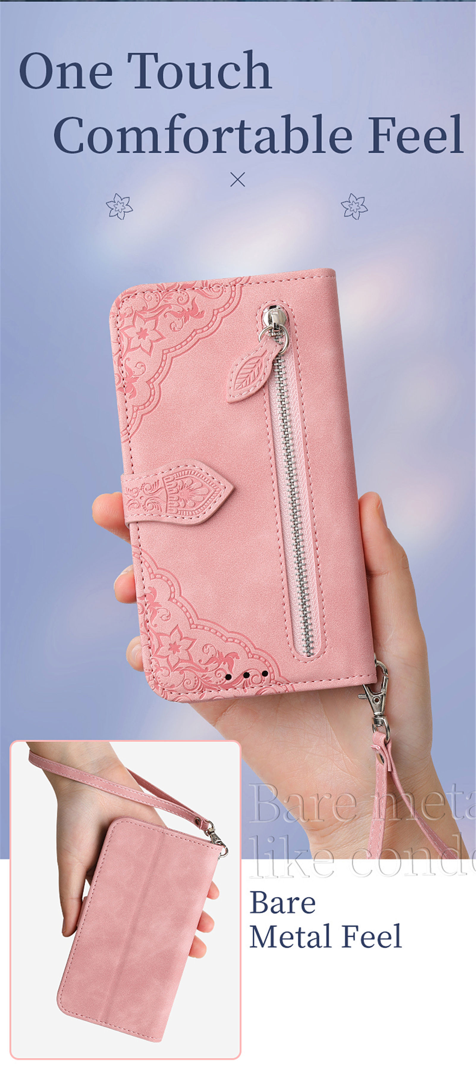 tpu, Pu Leather Material Fashion Flower Tpu Pu Leather Millet Phone Accessories