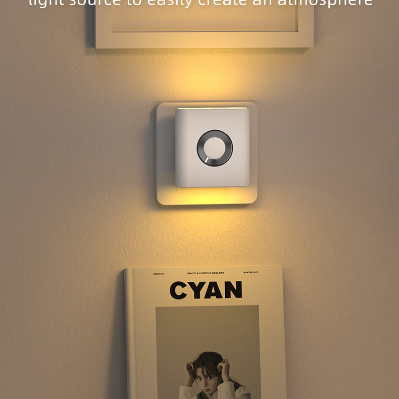 Moion Sensor Lighs Up Leave And Turns Off When You Approach, Bedroom Bedside Cabine Sleep Ligh, New Model Nigh_voghion.com