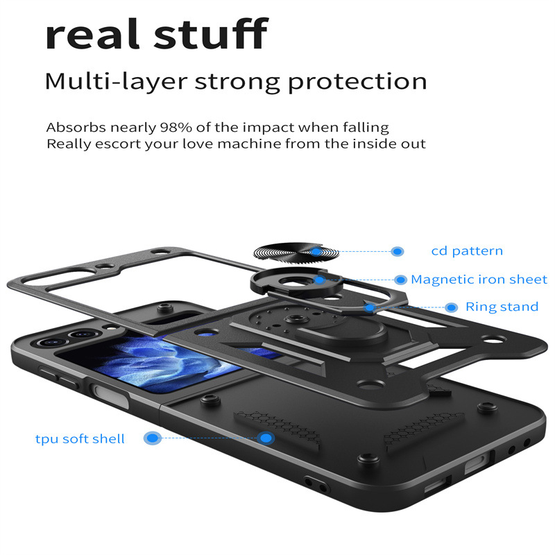 Schutzhülle Für Samsung Z Flip Schiebe-fenster Design Klappbar_voghion.com