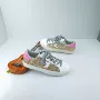 星星休闲亮片牛皮女鞋