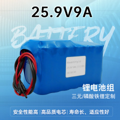 25.9V9Aリチウム電池パック大容量充電電池リチウムイオン電池