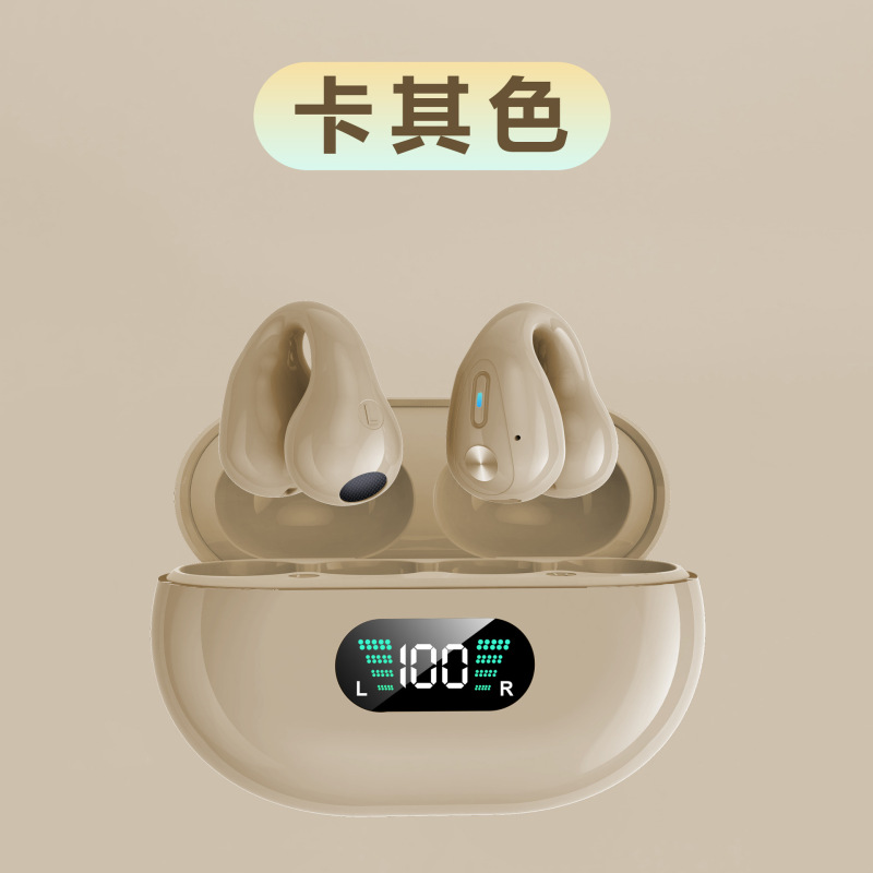 ワンポイント Bluetooth ヘッドセット骨伝導新 2025 新しい Bluetooth ヘッドセット Bluetooth 完全ワイヤレススポーツヘッドセット|undefined