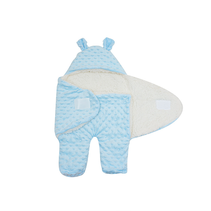 Factory Direct Supply of Newborn Baby Blankets, Imitation Lamb Velvet Autumn and Winter Thickened Blankets, Single Blankets, Swaddles