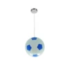 Blue football ceiling lamp