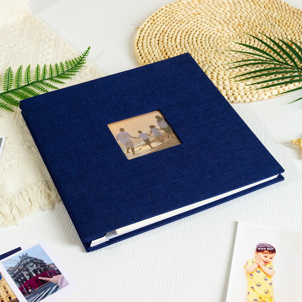 16inch 진한 파란색 사각형 + 비행기 상자