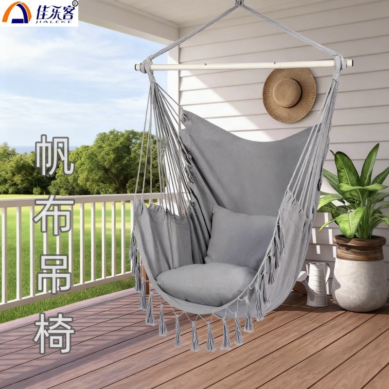 Nordic Wind lona hanging Chair Dormitory Cradle Chair Lazy outdoor patio balcón columpios domésticos comercio exterior al por mayor