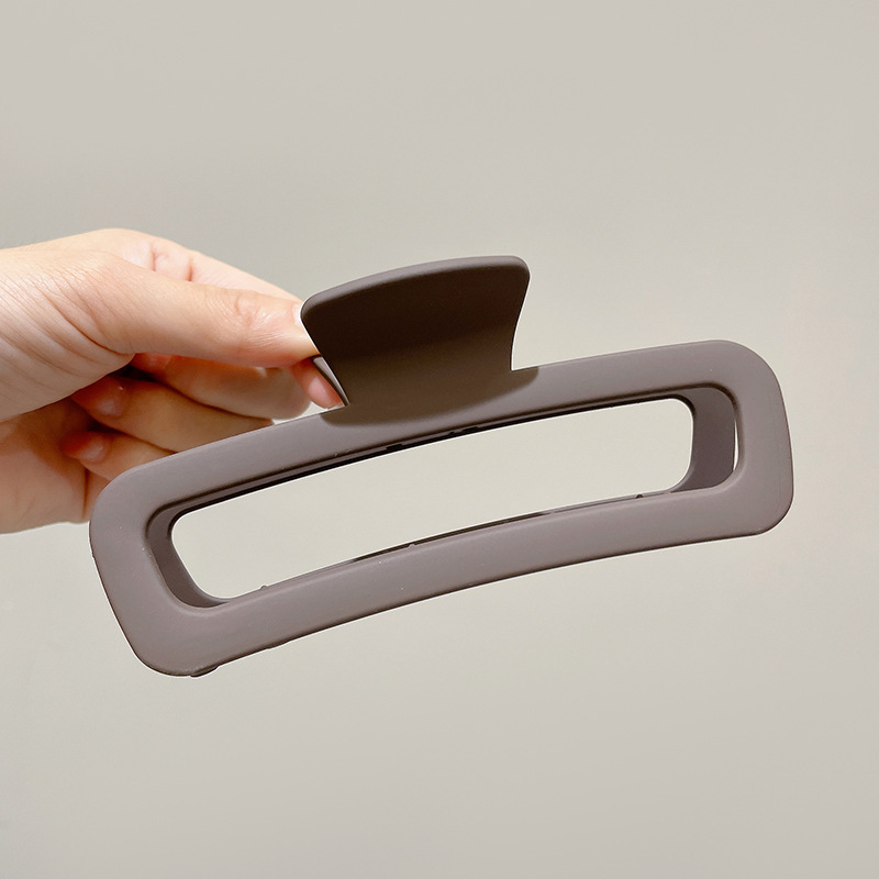 Clip de agarre simple de verano, volumen de cabello de alta calidad, clip de tiburón, horquilla grande, horquilla, nuevo cabello femenino, tocado 2024