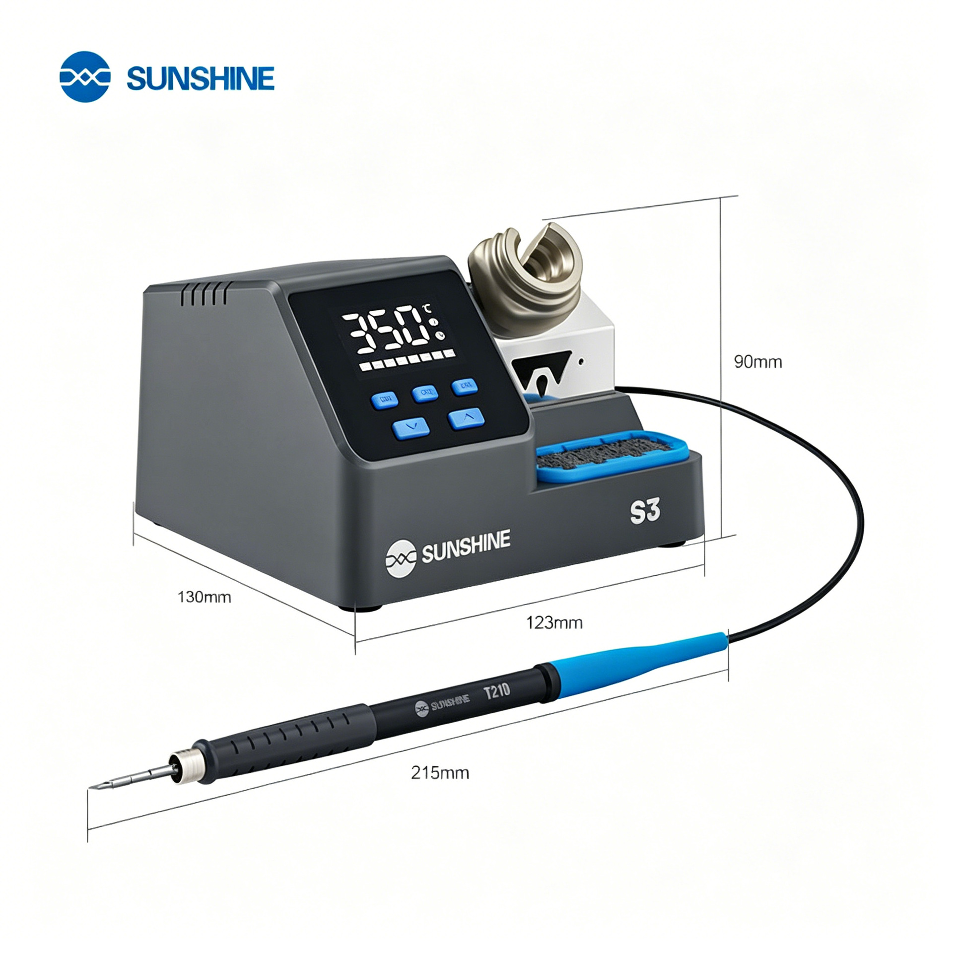 Xinxun S3 Smart Constant Temperature Soldering Station 2-Second Heating Automatic Sleep Mode Electric Soldering Iron Precision Mobile Phone Repair Welding Tool