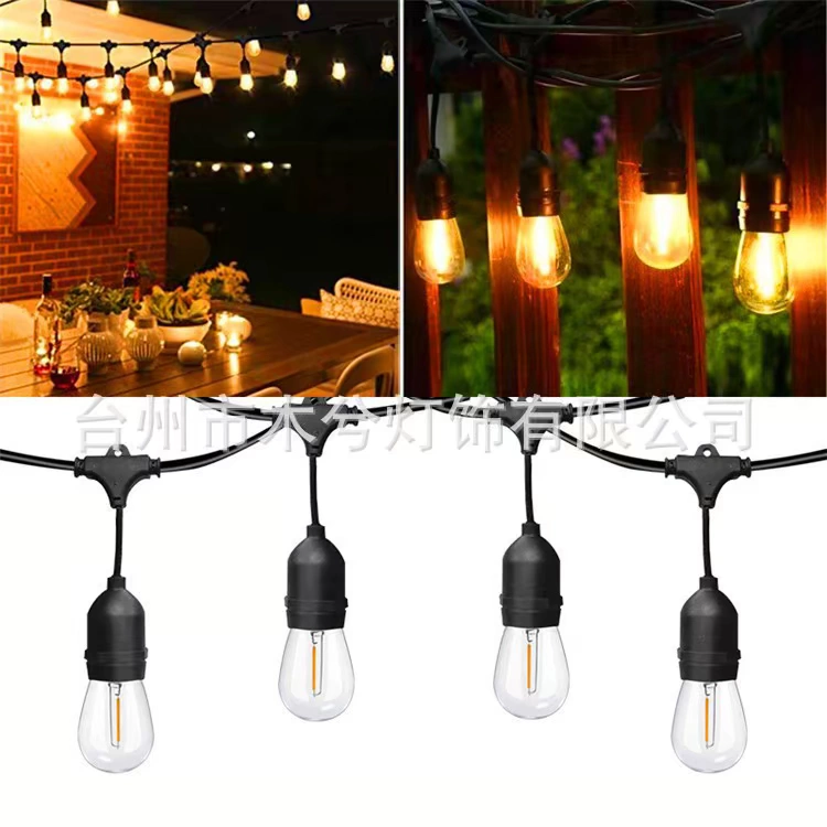 LED220V2700/2200K лампы накаливания лампы PC материал S14 Эдисон лампы солнечной лампы одной нити