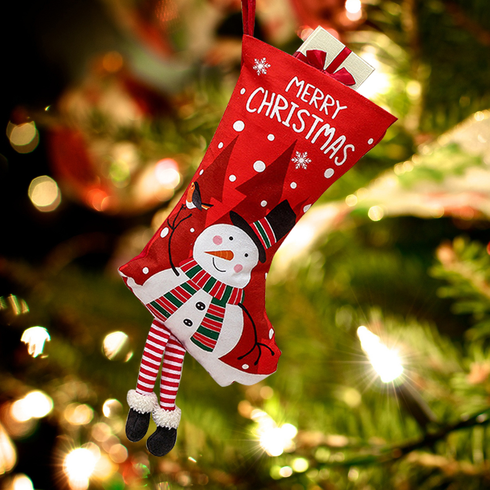 New Socks, Gift Socks Decorations, Christmas Tree Pendants, Candy Bags, Hanging Decorations_voghion.com