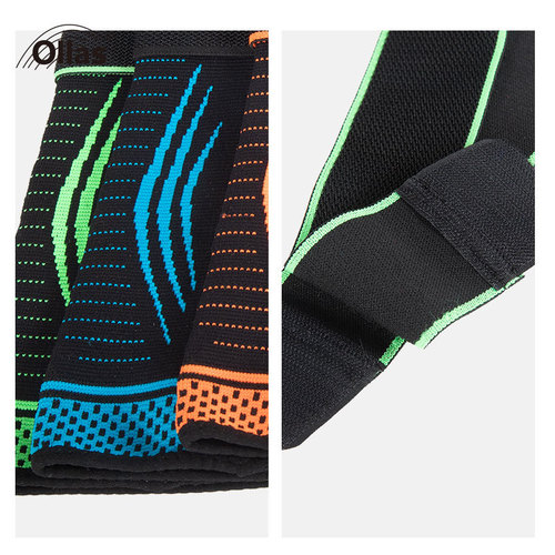 Direct Manufacturer Supply Short Length Sports Knee Straps for Fitness Running Basketball Professional Protective Gear Non-Slip Cross-Border Fast Shipping