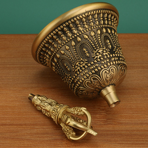 Copper Bell Wholesale, Copper Handbell Warning Bell Class Bell Meeting Bell Secret Room Prop Bell