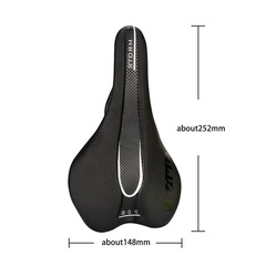 ZTTO Bicycle Seat Cushion Mountain Bike Road Bike Saddle PU Leather Ultra-Light Soft Riding Racing Saddle