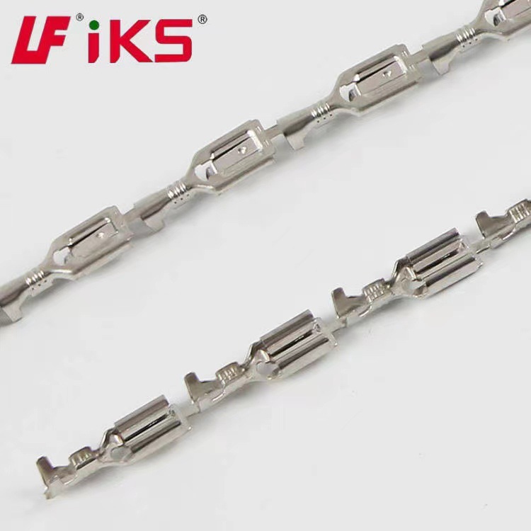 250插簧.母端.子连续直型.带锁端子.插拔式接线端子.6.3插簧锁