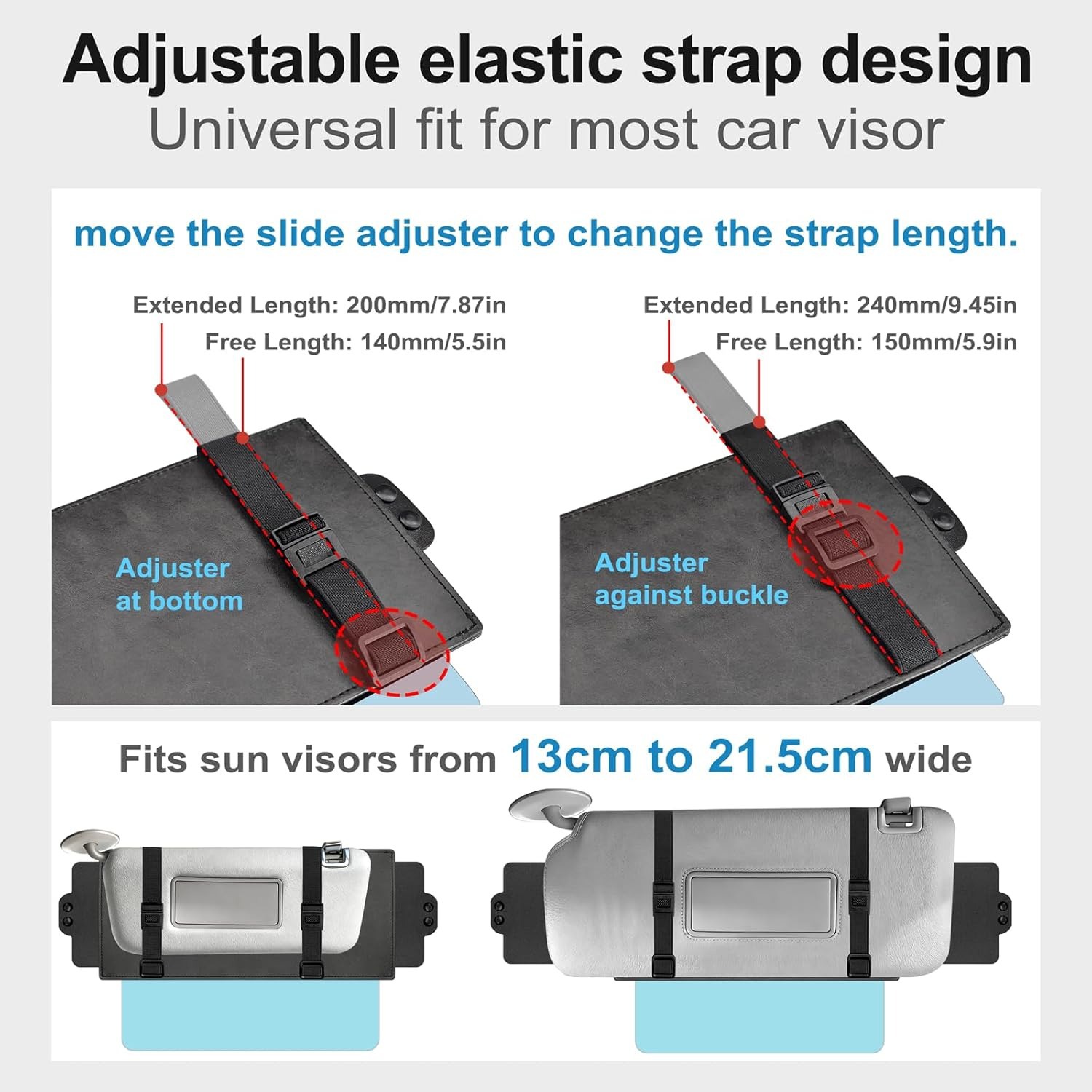 Cross-Border Hot-Selling Retractable Car Sunshade, Adjustable Sun Visor, Anti-Glare Sun Shield, Three-Sided Light-Blocking Sunshade