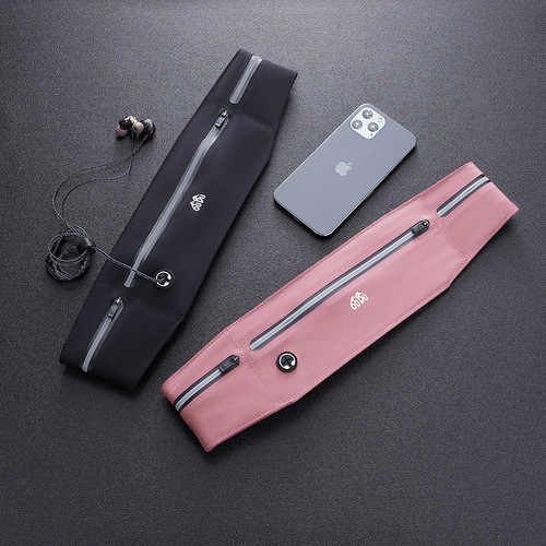 Oudu sports waist bag, running mobile phone bag, men's and women's outdoor equipment waterproof invisible new mini belt bag