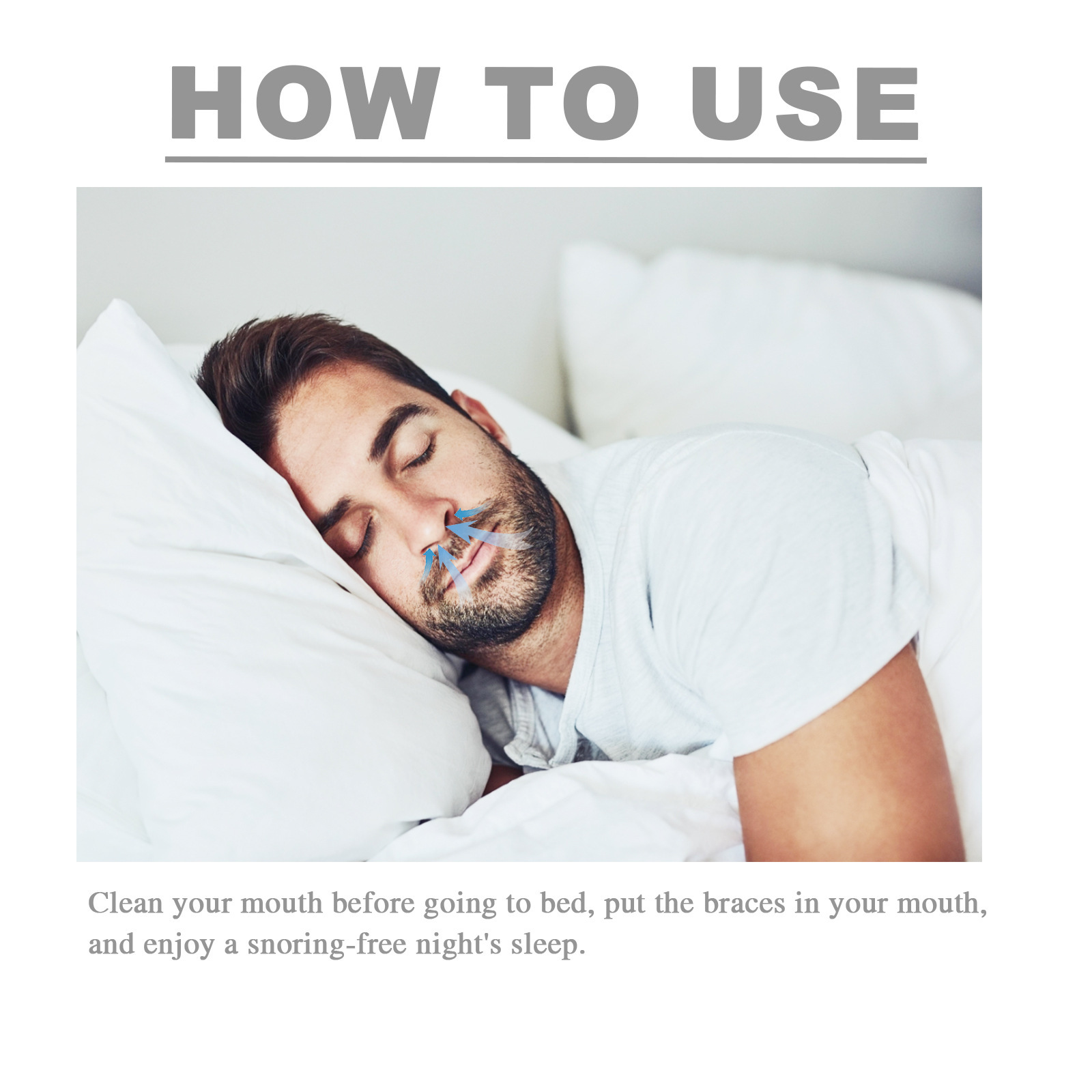 South Moon Anti-Schnarchen Mondbeschläger, Anti-Schnarchen Mondbeschläger, Zännbeschläger a Schutzmondbeschläger_voghion.com