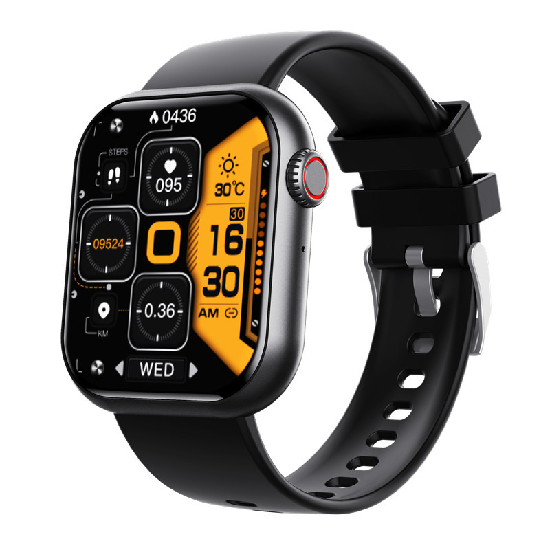 新款跨境F57智能手表蓝牙通话心率体温语音助手智能手环运动手表