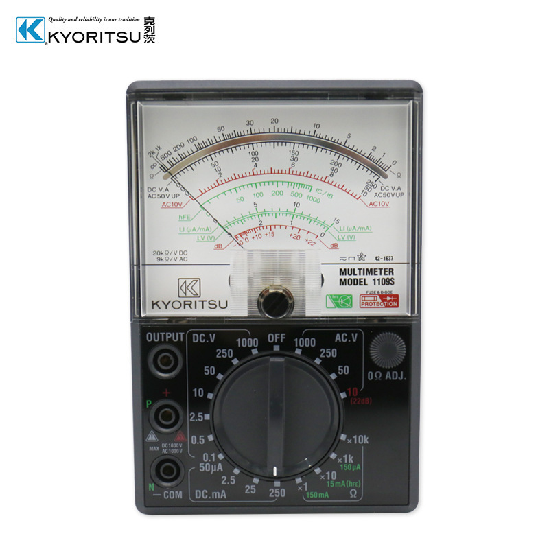 日本共立/克列茨（KYORITSU）KEW1109S/MODEL1110指针式万用表