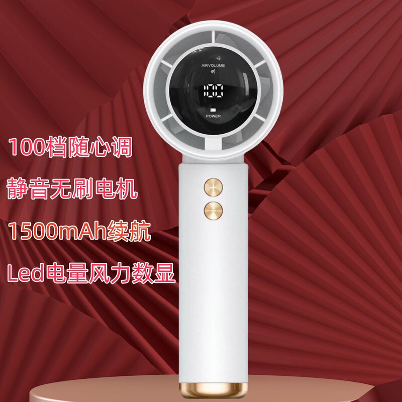 TKn68 高速100段階デジタル表示ハンドヘルドファン ミニ屋外ポータブルタービン小型風力発電機 高速デジタル表示|undefined