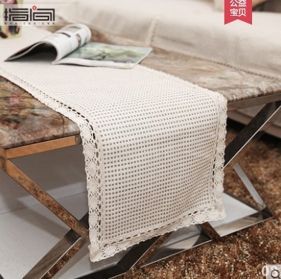 Jinhao bordado DIY mantel tela pastoral pequeño fresco rectangular mesa de café mantel cuadrado mantel