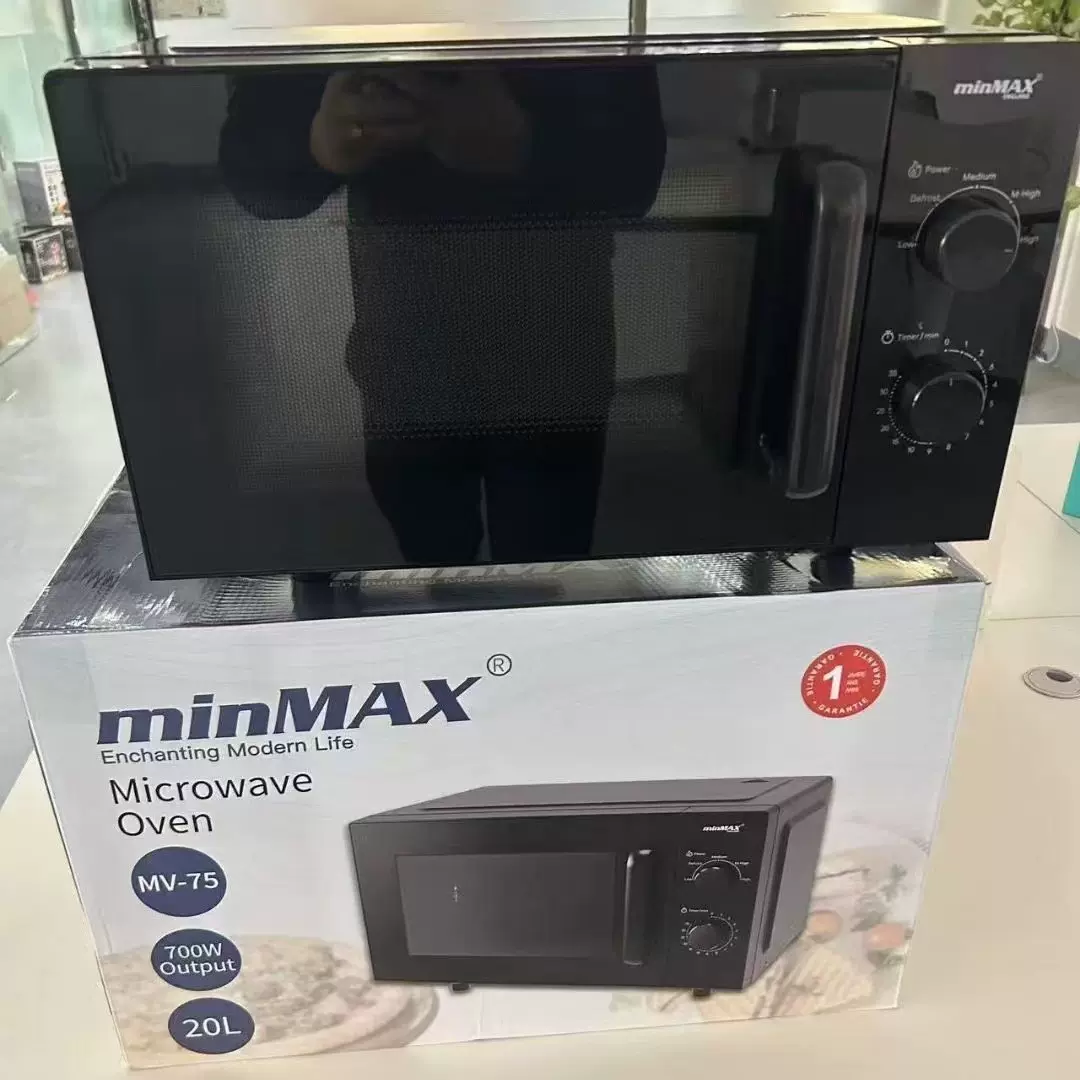 跨境新款20L全自动欧式多功能家用小型机械转盘式光波烘烤微波炉